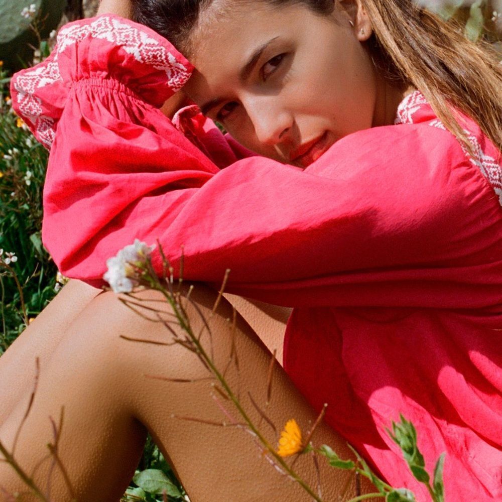 Zara Embroidered Blouse New - Picture 4 of 7